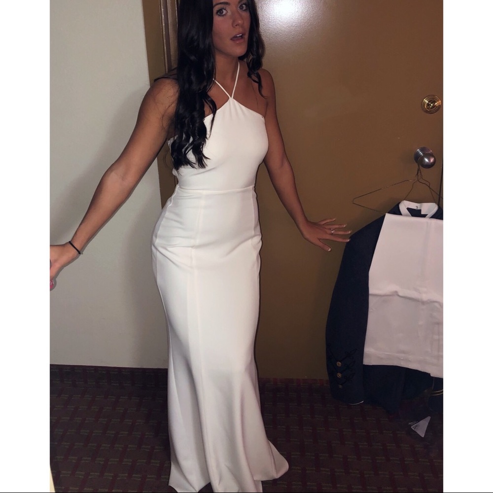 Laundry by Shelli Segal White Maxi Dress - Picture 4 of 5